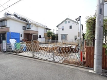 【東京都/調布市佐須町】調布市佐須町三丁目　新築戸建 建築中の外観