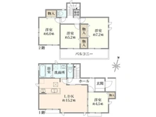 【東京都/国立市谷保】国立谷保7丁目　新築戸建　H号棟 間取り図