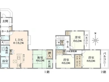 【東京都/八王子市鑓水】八王子市鑓水2丁目　中古戸建 間取り図