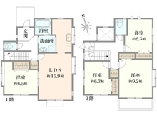 【東京都/多摩市連光寺】多摩市連光寺4丁目　中古戸建 間取り図