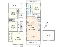 【東京都/世田谷区北烏山】世田谷区北烏山7期 1号棟 間取り図