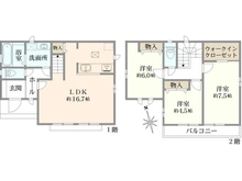 【東京都/府中市南町】府中市南町5丁目　新築戸建 間取り図
