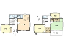 【神奈川県/横浜市戸塚区上柏尾町】戸塚区上柏尾町　中古戸建 間取り図