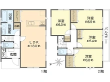【神奈川県/横浜市戸塚区汲沢】戸塚区汲沢8丁目　新築戸建　7号棟/全7棟 間取り図