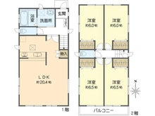 【神奈川県/横浜市保土ケ谷区権太坂】保土ケ谷区権太坂3丁目　中古戸建 間取り図