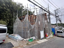 【神奈川県/横浜市戸塚区下倉田町】戸塚区下倉田町　新築戸建 建築中の外観