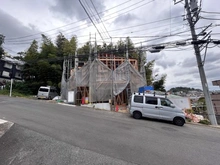 【神奈川県/横浜市戸塚区下倉田町】戸塚区下倉田町　新築戸建 建築中の外観
