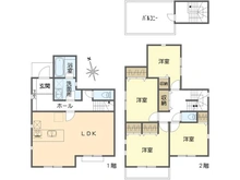 【神奈川県/横浜市戸塚区上矢部町】戸塚区上矢部町　新築戸建て　5号棟/全5棟 間取り図