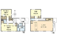 【神奈川県/横浜市戸塚区舞岡町】戸塚区舞岡町　新築戸建　3号棟/全3棟 間取り図