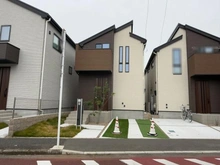 【神奈川県/大和市福田】大和市福田2丁目　新築戸建　3号棟/全7棟 外観：写真中央　3号棟/全7棟