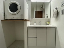 【神奈川県/大和市福田】大和市福田2丁目　新築戸建　3号棟/全7棟 洗面所：※こちらは乾燥機付きです。