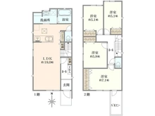 【神奈川県/横浜市泉区中田南】泉区中田南2丁目　新築戸建　3号棟/全3棟 間取り図