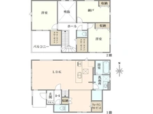 【神奈川県/横浜市戸塚区俣野町】戸塚区俣野町　新築戸建　1号棟/全2棟 間取り図