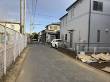【神奈川県/茅ヶ崎市香川】茅ヶ崎市香川1丁目5期　新築戸建　1号棟/全2棟 前面道路
