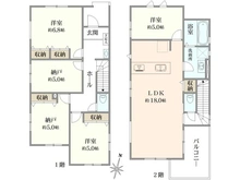 【神奈川県/茅ヶ崎市香川】茅ヶ崎市香川1丁目5期　新築戸建　1号棟/全2棟 間取り図