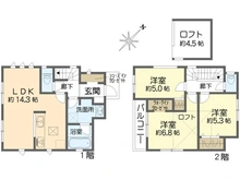 【神奈川県/横浜市南区中里】南区中里2丁目　新築戸建 間取り図