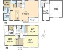 【神奈川県/茅ヶ崎市香川】茅ヶ崎市香川5丁目　新築戸建　2号棟/全10棟 間取り図