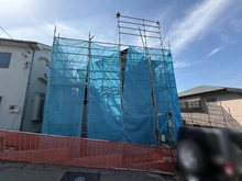 【神奈川県/横浜市港南区芹が谷】港南区芹が谷1丁目10期　新築戸建　1号棟 建築中の外観