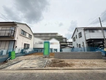 【神奈川県/横浜市保土ケ谷区権太坂】保土ヶ谷区権太坂1丁目　新築戸建 現地（建築前）：写真中央