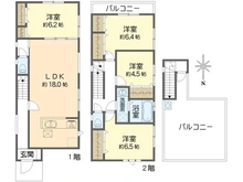 【神奈川県/横浜市泉区中田南】泉区中田南5丁目　新築戸建　3号棟/全7棟 間取り図