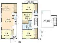 【神奈川県/横浜市泉区中田南】泉区中田南5丁目　新築戸建　6号棟/全7棟 間取り図