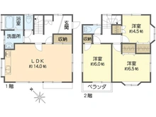 【神奈川県/横浜市戸塚区上矢部町】戸塚区上矢部町　戸建　 間取り図