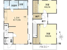 【神奈川県/横浜市戸塚区原宿】戸塚区原宿5丁目　中古戸建 間取り図