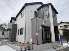 【神奈川県/茅ヶ崎市松が丘】茅ヶ崎市松が丘2丁目　新築戸建　2号棟/全2棟 外観：全2棟　写真中央