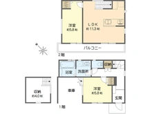 【神奈川県/横浜市泉区中田東】泉区中田東4丁目　新築戸建 間取り図