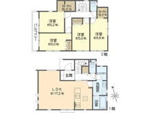 【神奈川県/横浜市戸塚区平戸町】戸塚区平戸町 新築戸建 G号棟/全10棟 間取り図
