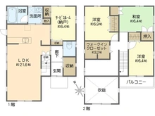 【大阪府/箕面市森町中】箕面市森町中1丁目 間取り図