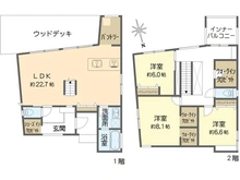 【大阪府/吹田市千里山月が丘】吹田市千里山月が丘　新築戸建 間取り図
