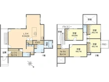 【大阪府/吹田市長野西】吹田市長野西4－11　新築戸建 間取り図