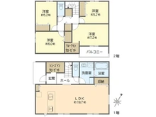 【大阪府/箕面市粟生新家】箕面市第2粟生新家　新築分譲住宅 間取り図