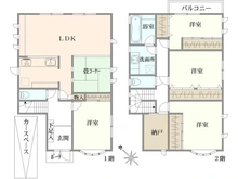 【兵庫県/西宮市深谷町】西宮市深谷町　中古戸建 間取り図