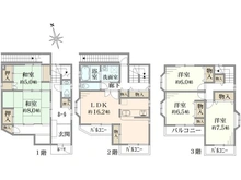 【兵庫県/西宮市能登町】西宮市能登町　中古戸建 間取り図