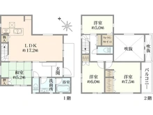 【兵庫県/西宮市田近野町】西宮市田近野町　新築戸建E号棟 間取り図