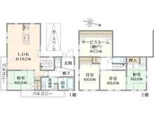 【兵庫県/西宮市門戸岡田町】西宮市門戸岡田町中古戸建 間取り図