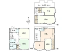 【兵庫県/西宮市小松東町】西宮市小松原東二丁目　中古戸建 間取り図