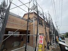 【神奈川県/横浜市緑区北八朔町】横浜市緑区北八朔　新築戸建て　A棟 建築中の外観