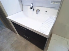 【神奈川県/相模原市南区東林間】相模原市南区東林間6丁目　新築戸建　A号棟 洗面所