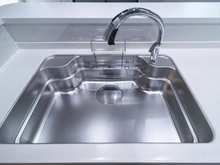 【神奈川県/相模原市南区東林間】相模原市南区東林間6丁目　新築戸建　A号棟 キッチン：シンク