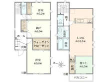 【神奈川県/横浜市青葉区みたけ台】青葉区みたけ台　新築戸建　1号棟 間取り図
