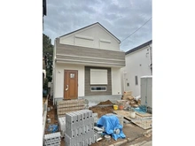 【神奈川県/横浜市緑区鴨居】緑区鴨居4丁目　新築戸建て　1号棟 建築中の外観：全二棟左側