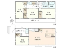 【神奈川県/横浜市緑区鴨居】緑区鴨居4丁目　新築戸建て　2号棟 間取り図