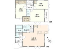 【神奈川県/横浜市青葉区荏田町】横浜市青葉区荏田町 3期 1号棟 間取り図
