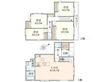 【神奈川県/大和市下鶴間】大和市下鶴間5期　新築戸建て　No.3 間取り図