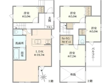 【神奈川県/横浜市泉区和泉町】横浜市泉区和泉町　新築戸建て　No3 間取り図