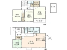 【神奈川県/横浜市青葉区田奈町】FOREST TOWN 青葉台ＩＩ　新築戸建て　4号棟 間取り図