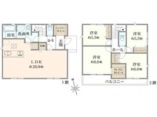 【神奈川県/横浜市都筑区池辺町】都筑区池辺町3期　新築戸建てNo.3 間取り図